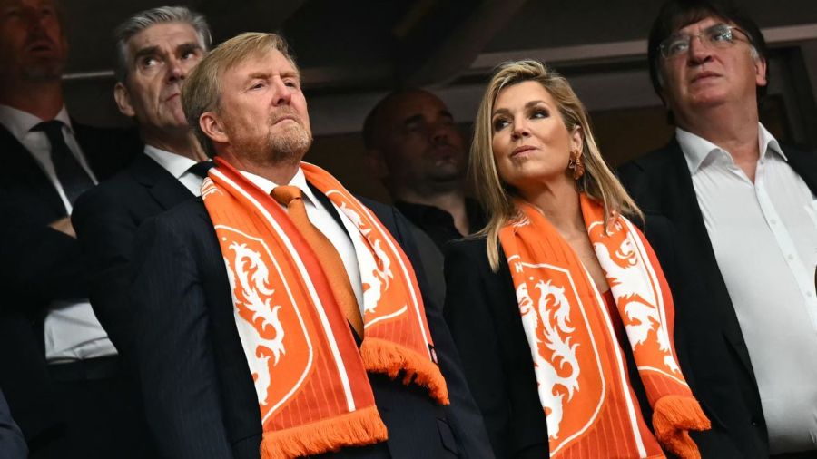 Máxima Zorreguieta en el partido de Holanda contra Suecia