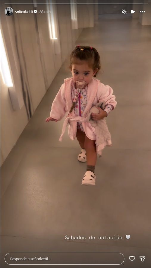 Olivia, la hija de Sofía Calzetti