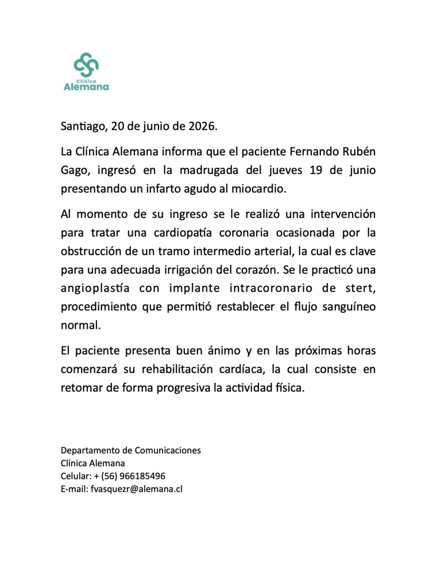 Parte Médico gago