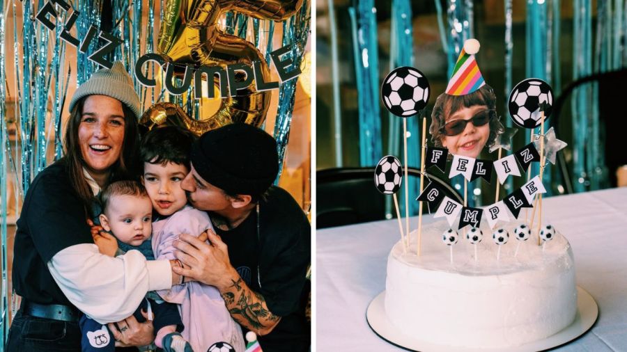 Cumpleaños de Belisario, el hijo de Juana Repetto