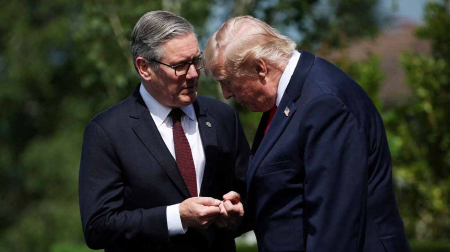 Donald Trump y Keir Starmer 21062026