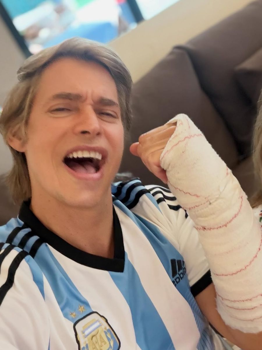 Carlos Baute alentó a la Selección