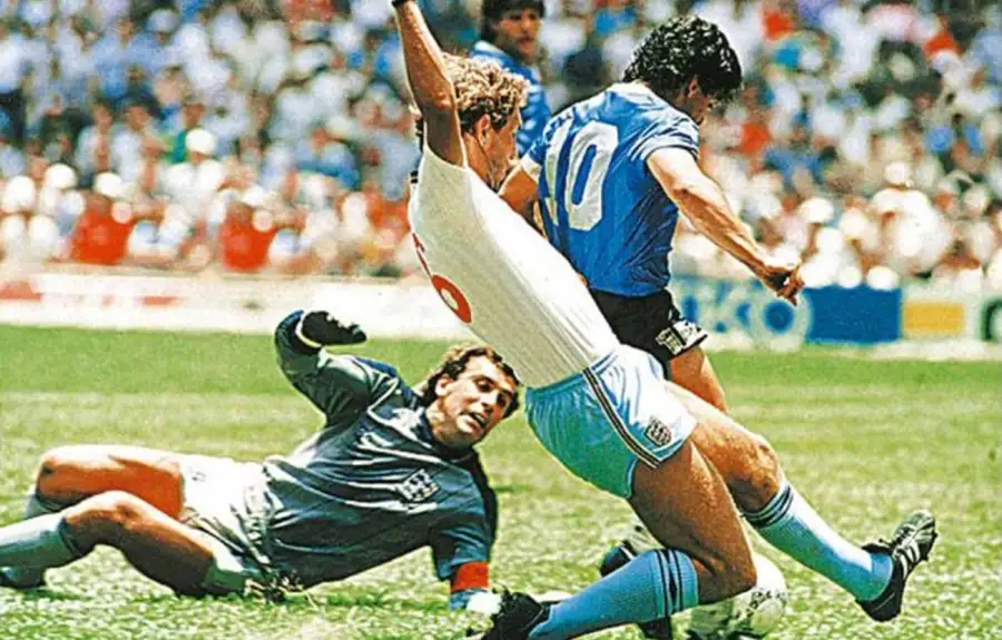Diego Armando Maradona vs Inglaterra en el Mundial 1986