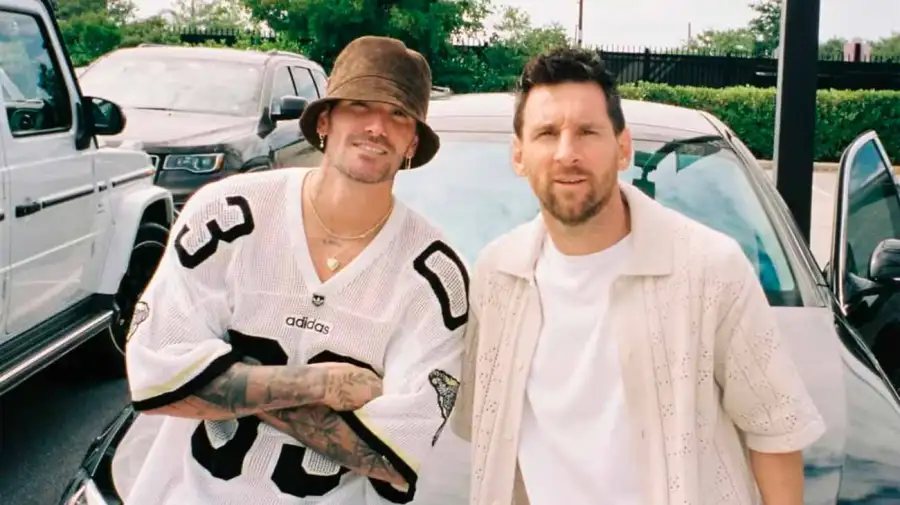 Leo Messi y Rodrigo De Paul 22062026