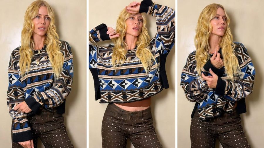 Look boho nórdico de Nicole Neumann