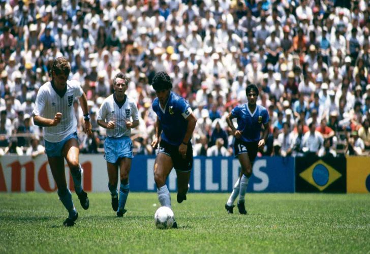 Maradona vs Inglaterra en 1986
