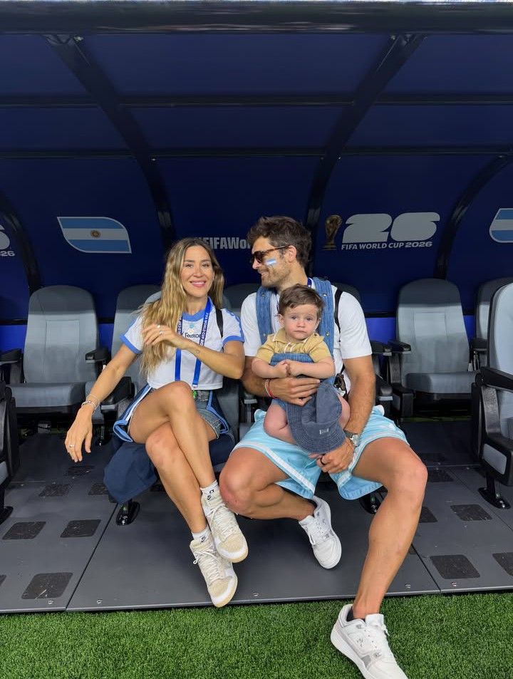 Jimena Barón y su familia