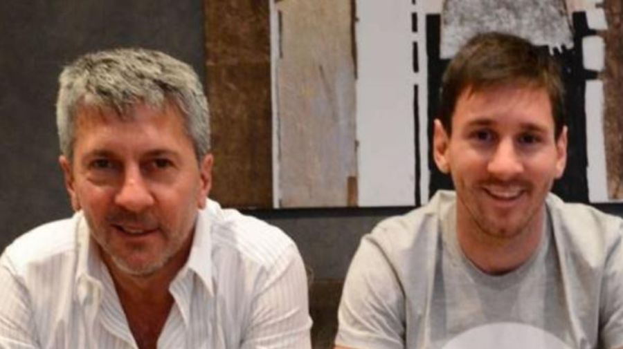 Jorge Messi y Lionel Messi