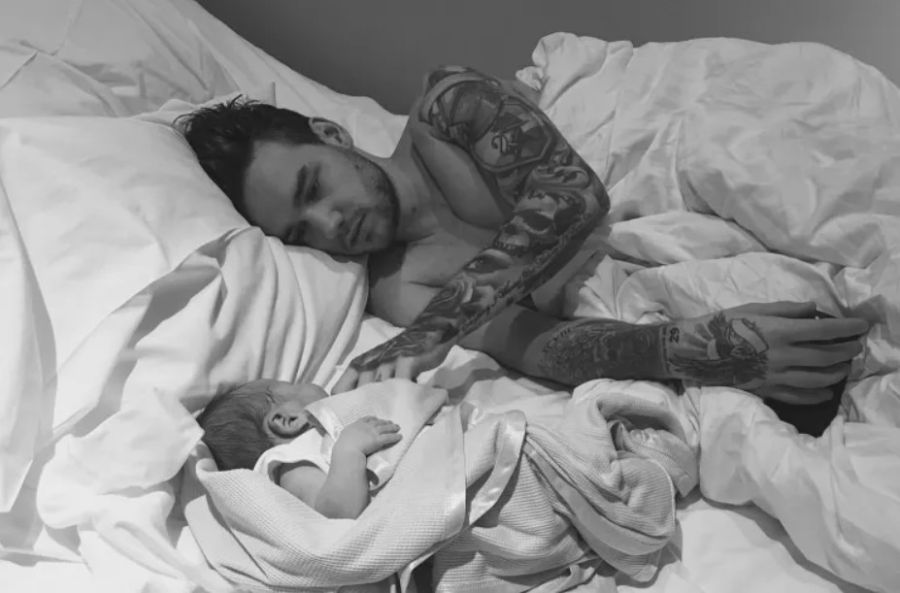Liam Payne y su hijo Bear