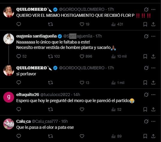 Los comentarios contra Nigro de Gran Hermano por criticar a Lionel Messi 2