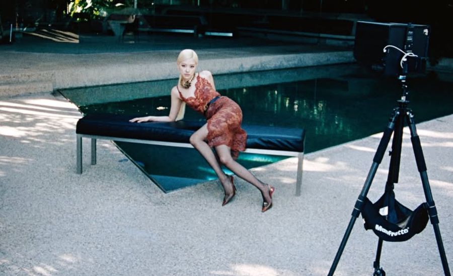 Rosé vestida por YSL para Vogue Korea 2026