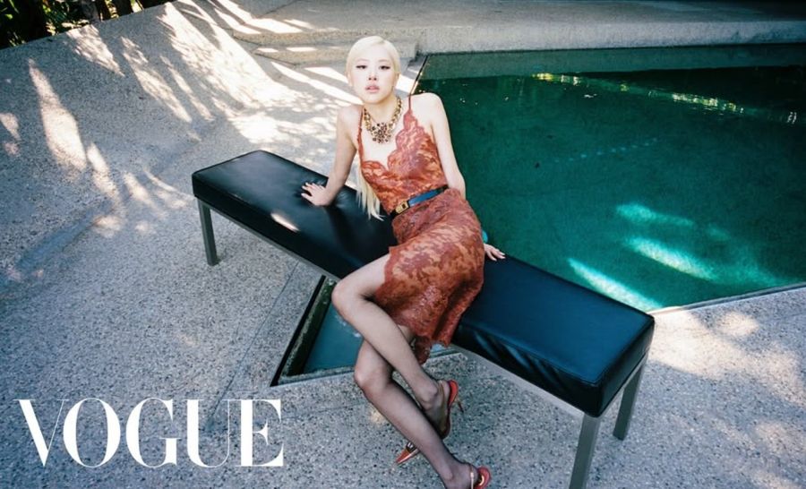 Rosé vestida por YSL para Vogue Korea 2026