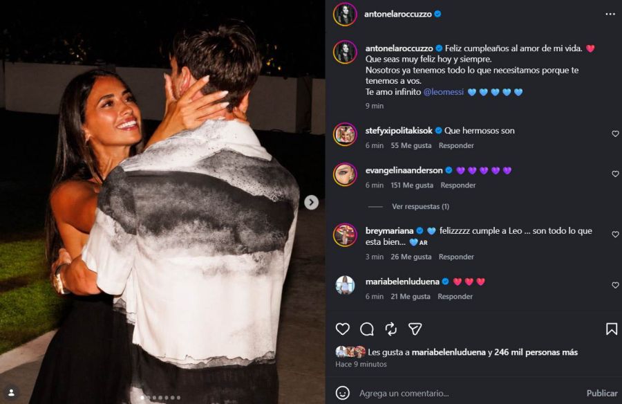 Antonela Roccuzzo y un conmovedor mensaje a Lionel Messi por su cumpleaños con fotos inéditas: