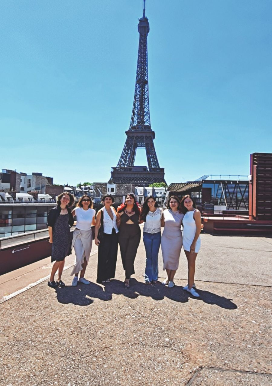 Carolina Amoroso en Francia