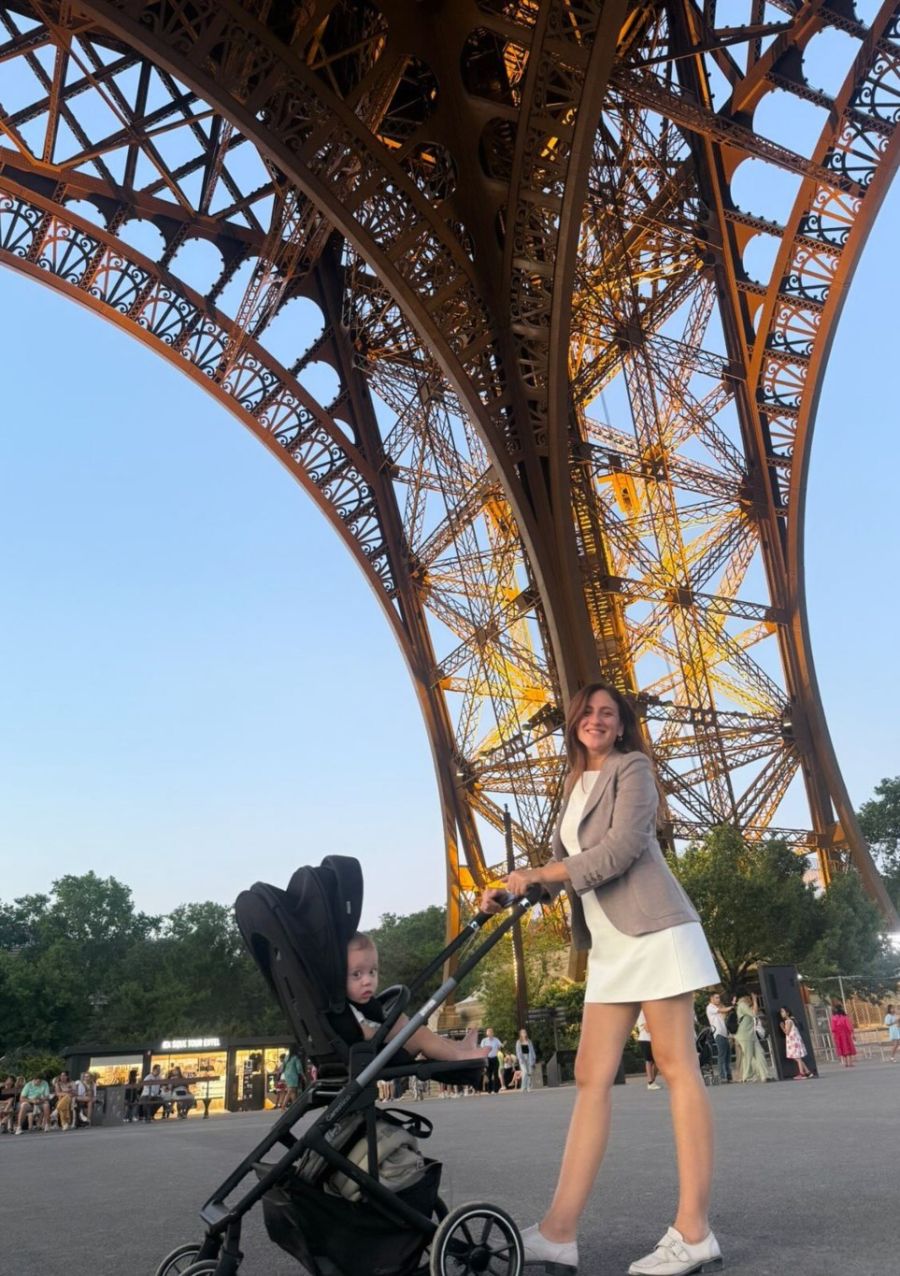 Carolina Amoroso en Francia
