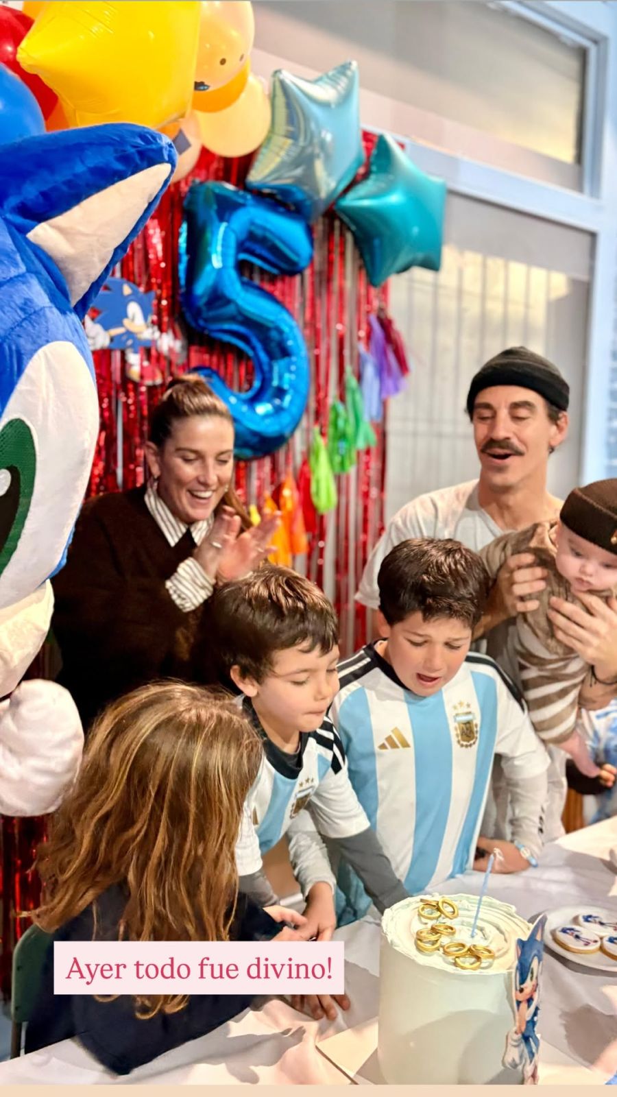 Cumpleaños de Belisario, el segundo hijo de Juana Repetto