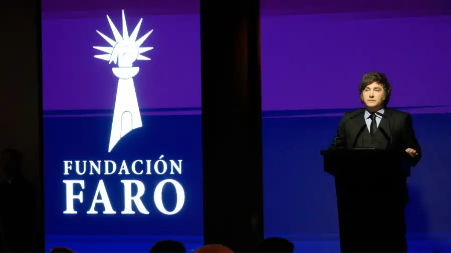 Javier Milei en Fundación Faro 20260623