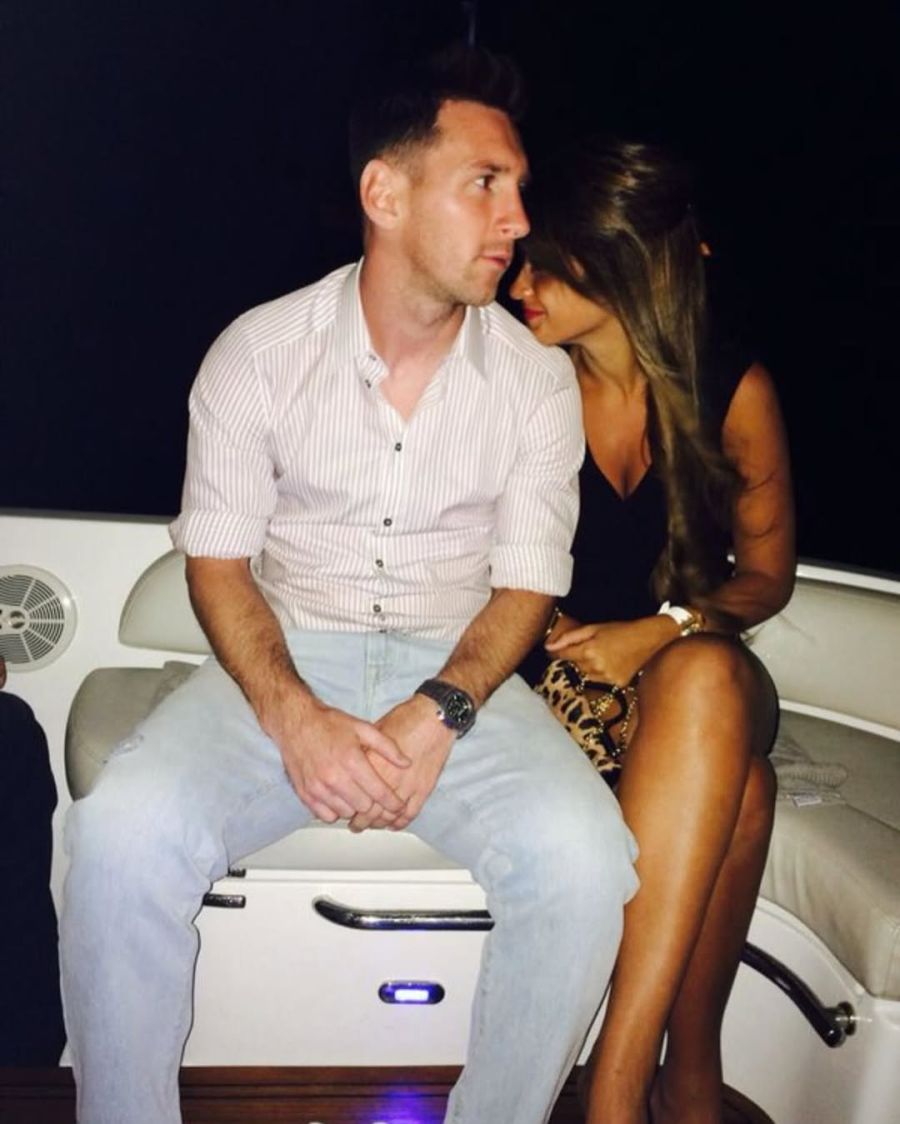 Las fotos de Antonela Roccuzzo, Lionel Messi y sus hijos