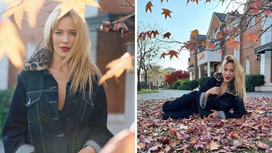 Luisana Lopilato deslumbró con su look total denim