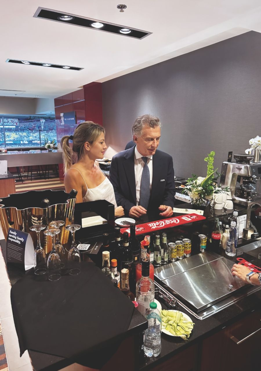 Mauricio Macri y Lola Teuly
