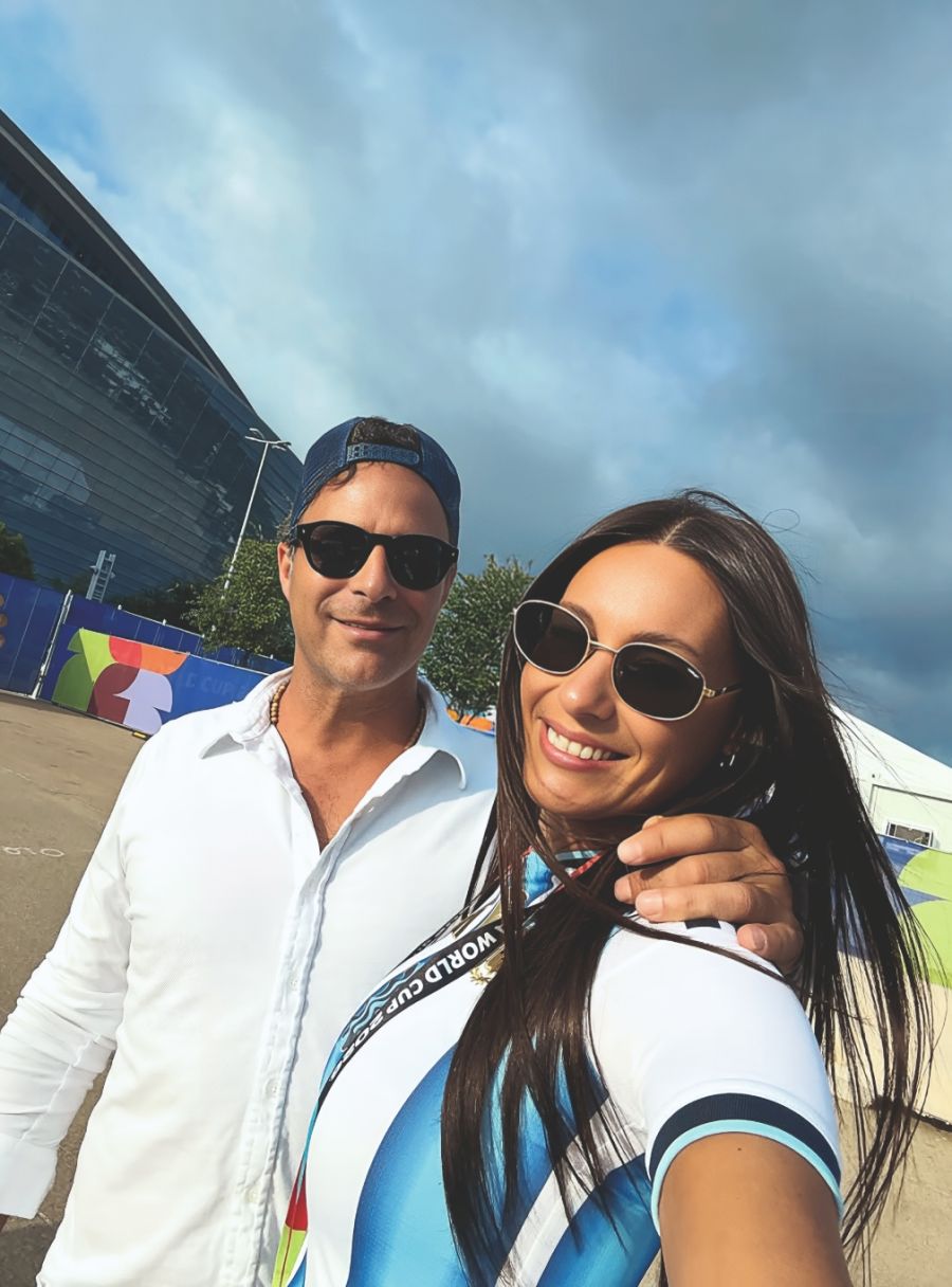 Pampita y Martín Pepa