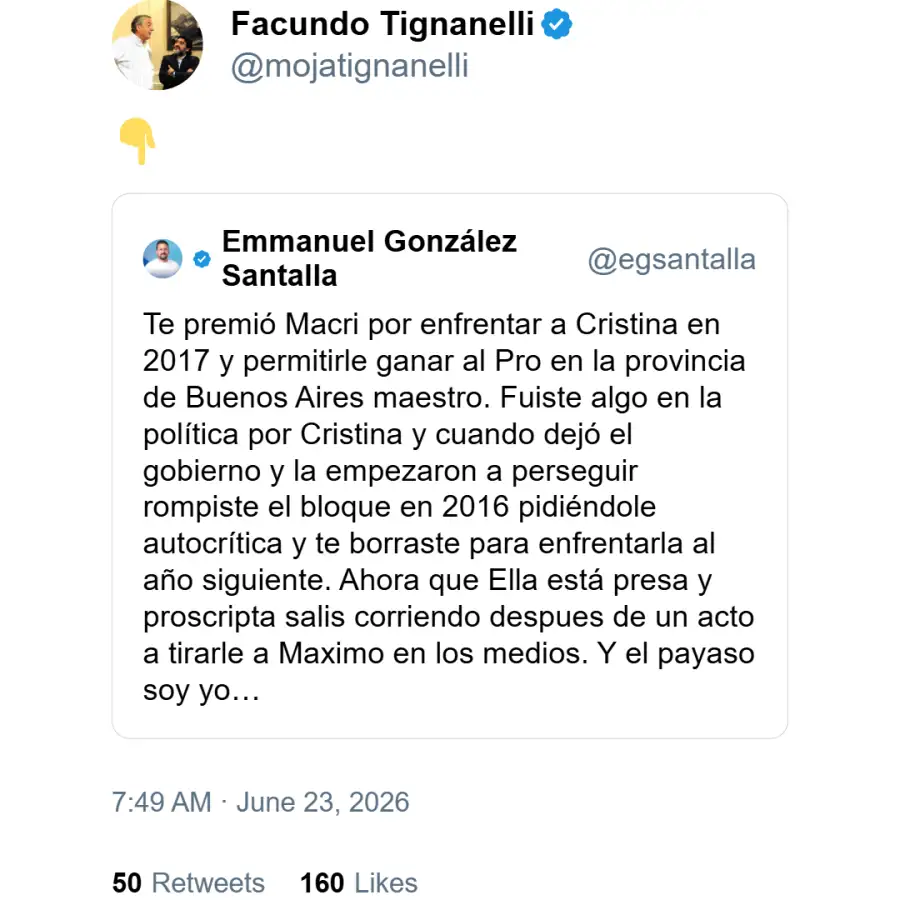 Pelea Abal Medina y Tignanelli 1