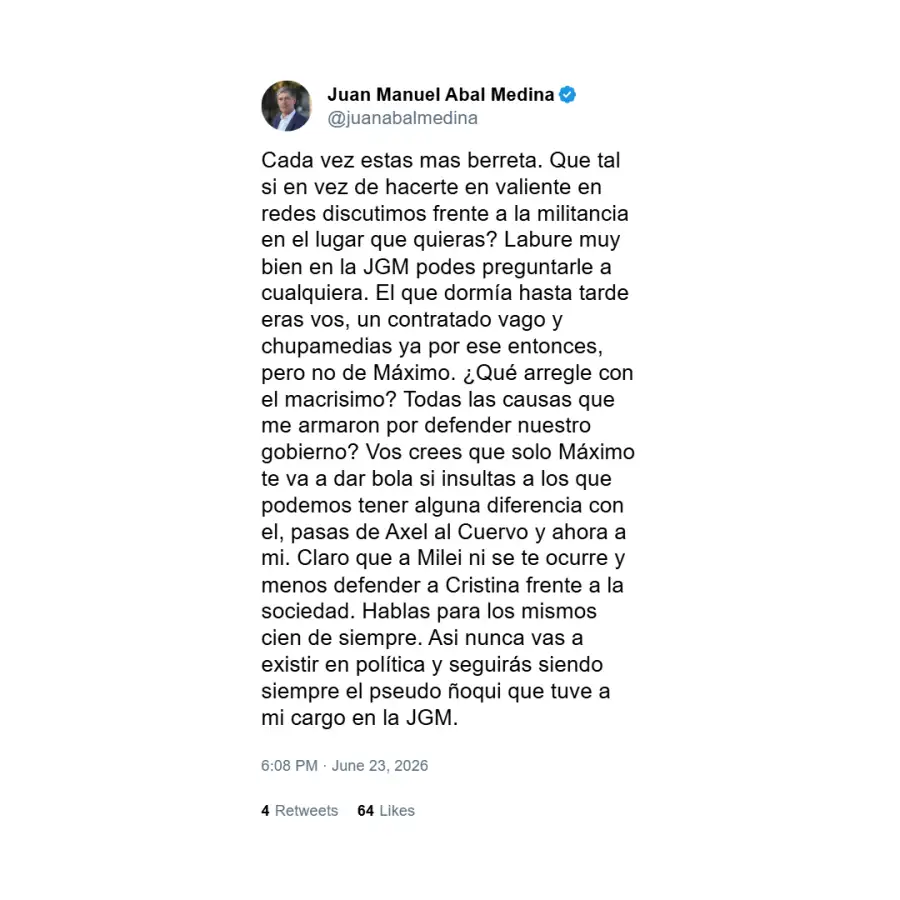 Pelea Abal Medina y Tignanelli 4