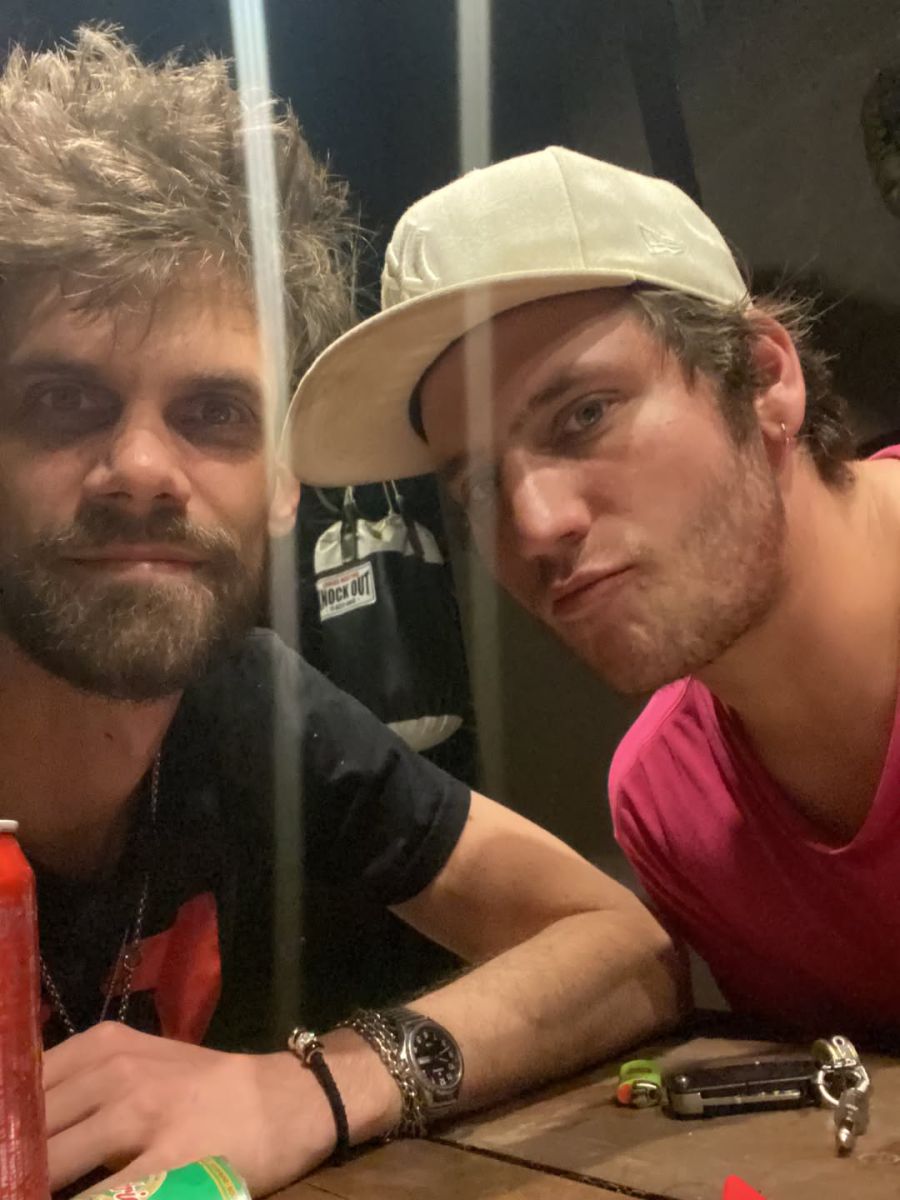 Gaspi y Federico, su hermano