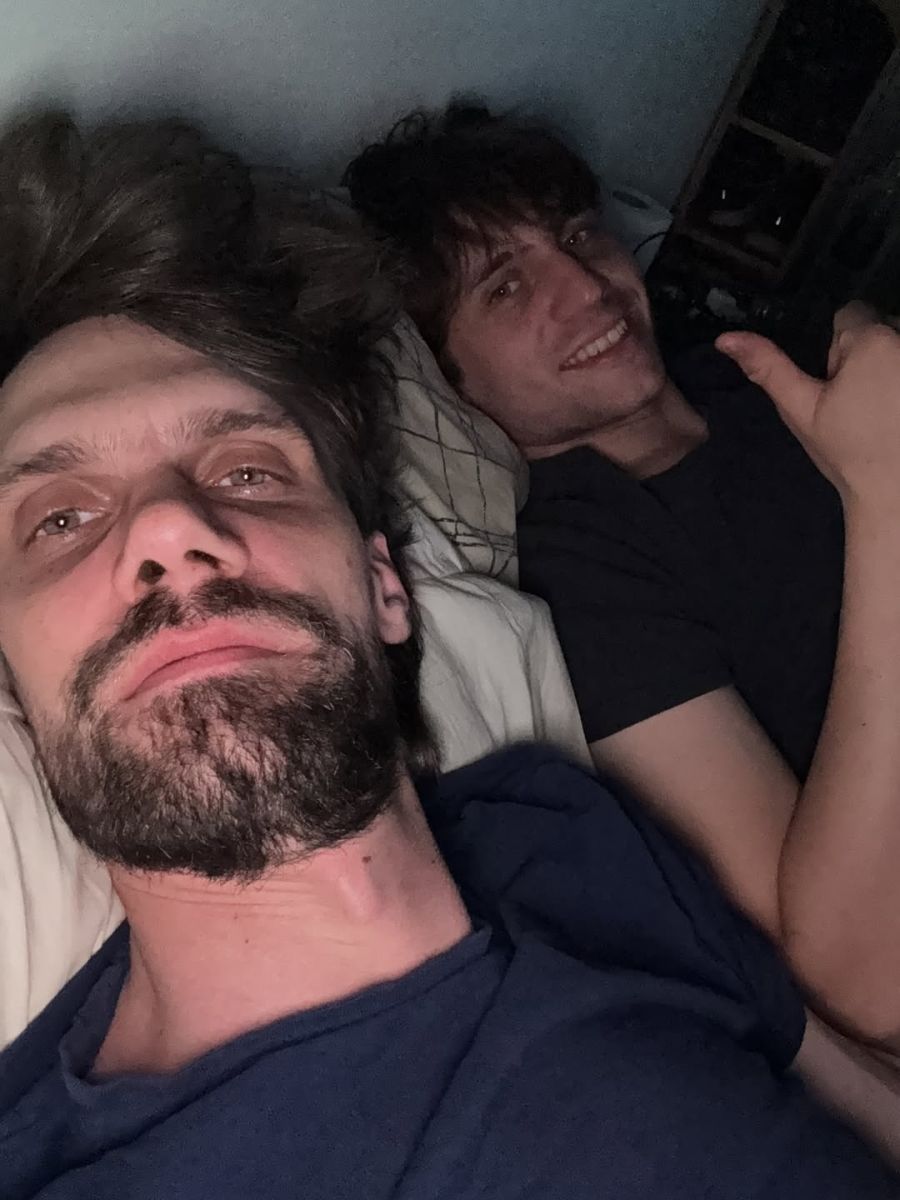 Gaspi y Federico, su hermano