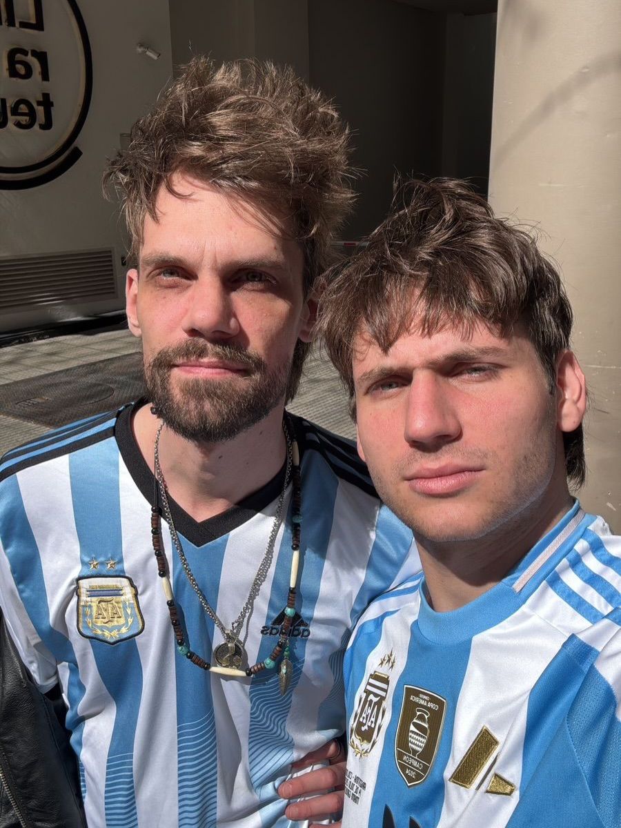Gaspi y Federico, su hermano
