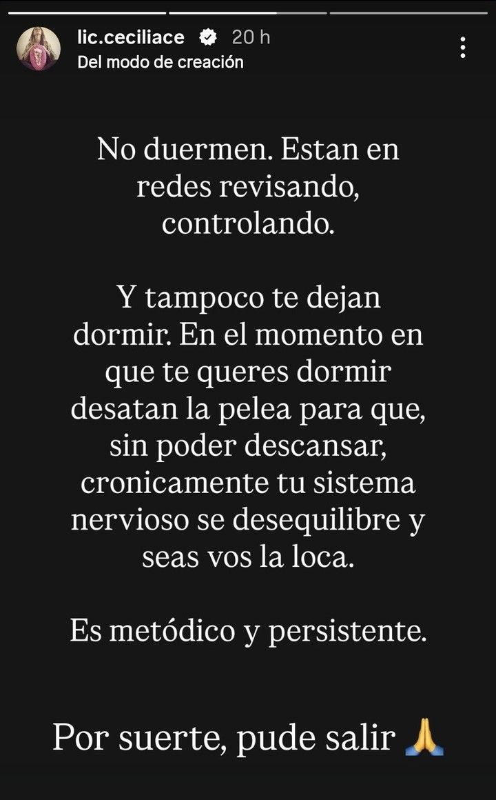Los mensajes de Cecilia Ce