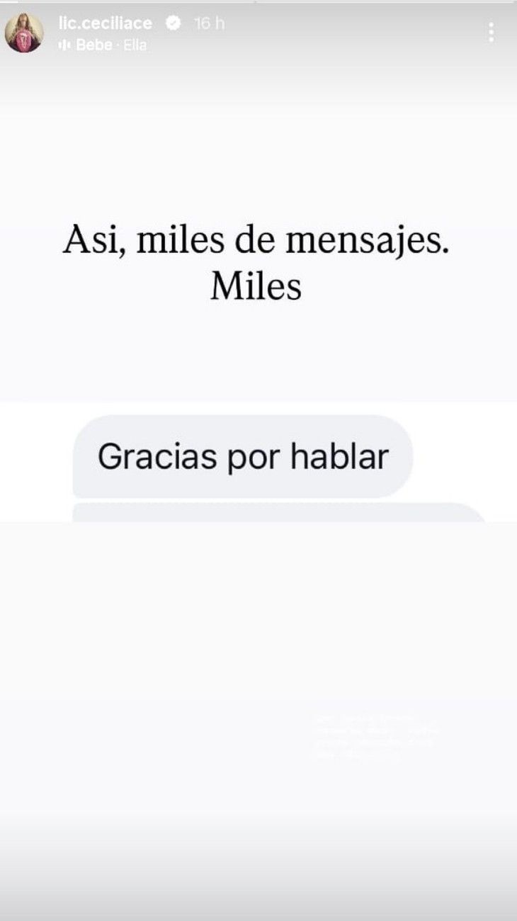 Los mensajes de Cecilia Ce