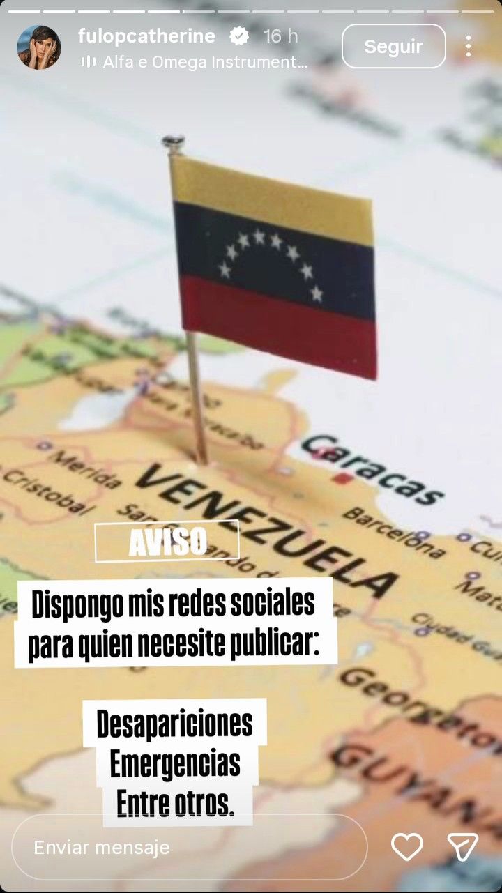 Mensaje Catherine Fulop