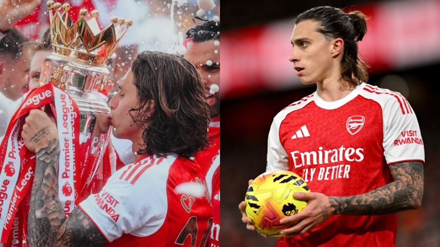 Riccardo Calafiori campeón en Premier League con el Arsenal