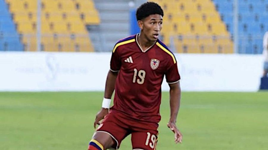 Yimvert Berroterán futbolista de La Vinotinto Sub20 25062026
