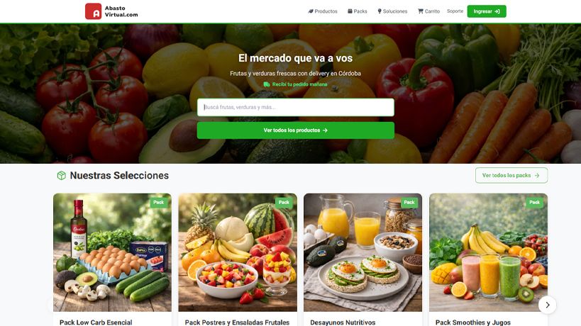 Web Abasto virtual 