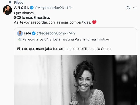 Ángel de Brito por Ernestina Pais