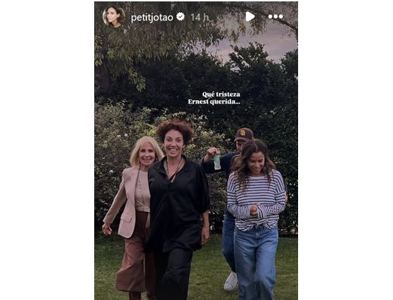 Julieta Ortega despidió a Ernestina Pais