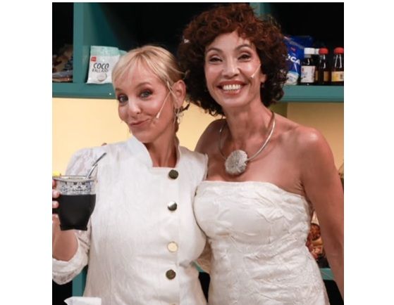 La foto que eligió Jimena Monteverde junto a Ernestina Pais