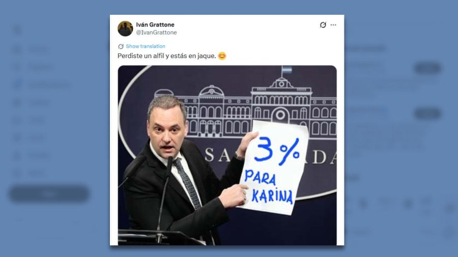 Memes renuncia Adorni 27062026