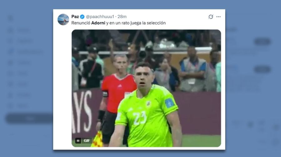 Memes renuncia Adorni 27062026