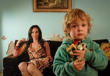 Ernestina Pais y su hijo Benicio