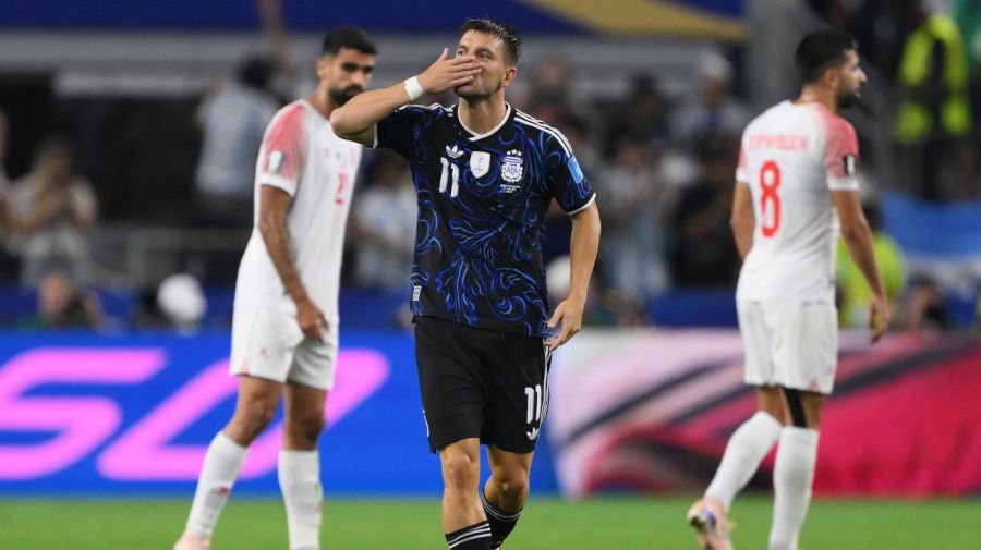 Gol de Argentina en Argentina vs. Jordania