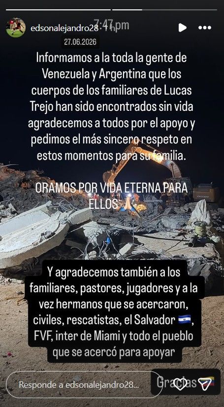 Hallan muertos a la esposa e hijos del futbolista argentino Lucas Trejo