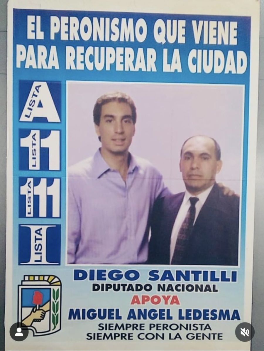 Santilli candidato en el PJ porteño en los años 90