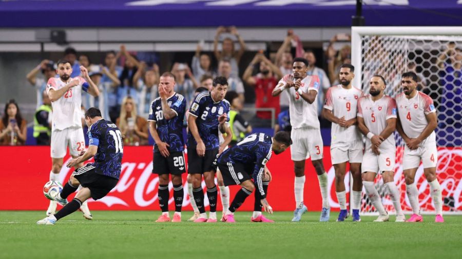 Tercer gol de Argentina en Argentina vs. Jordania