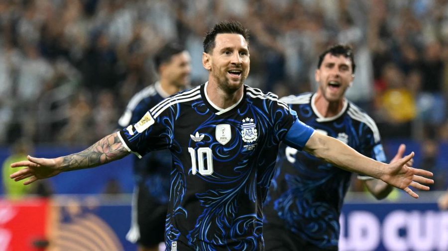 Tercer gol de Argentina en Argentina vs. Jordania