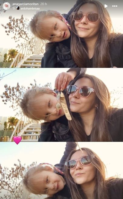 Ana García Moritán y su madrina, Luciana Pizzolorusso