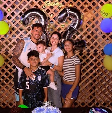 Cumpleaños de Leandro Paredes