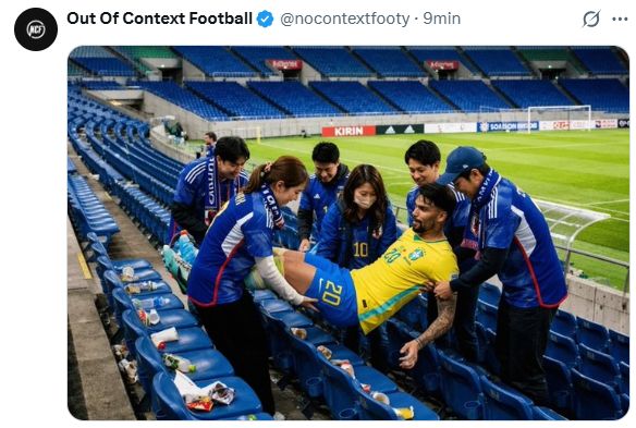 Los memes de Brasil vs Japón 